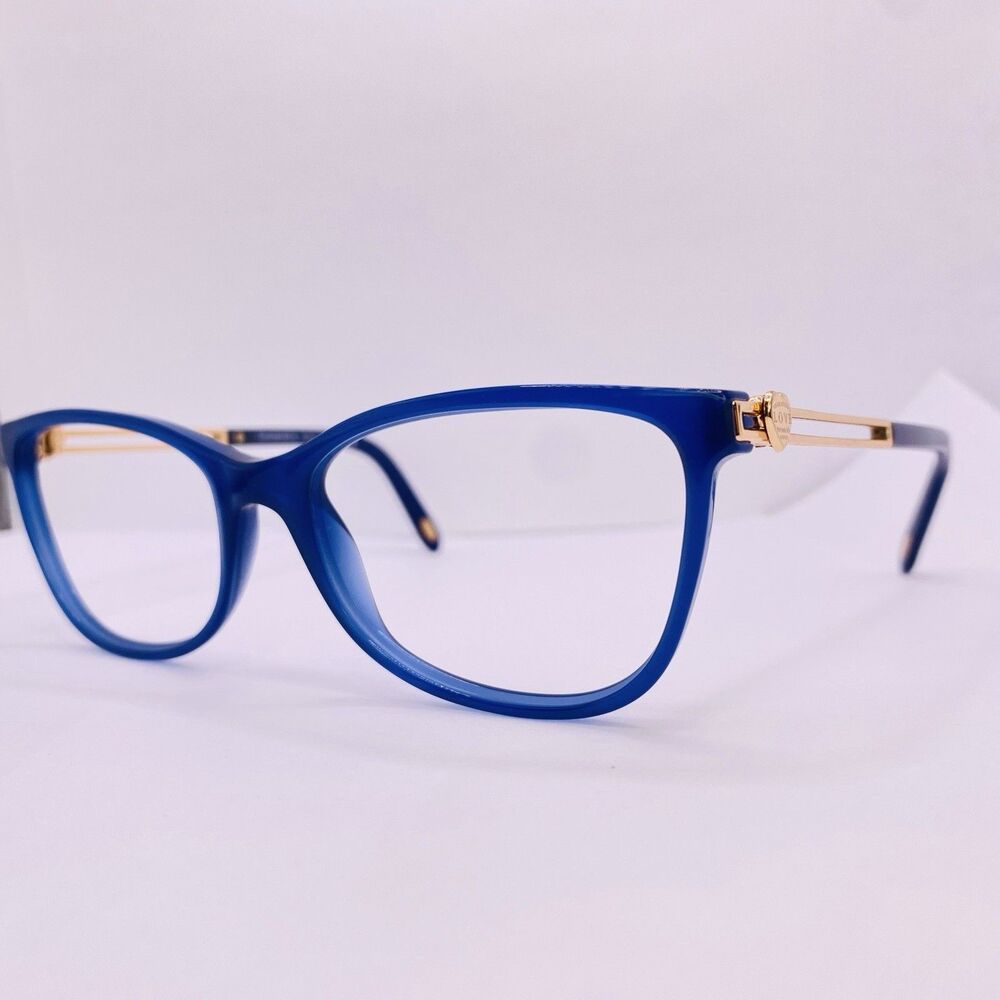 Tiffany & Co. Eyeglasses Frames Authentic TF 2151 8192 54 [] 17 140 Blue Gold